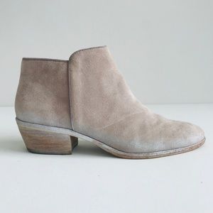 Sam Edelman Petty Chelsea Ankle Boot Suede Tan 6.5